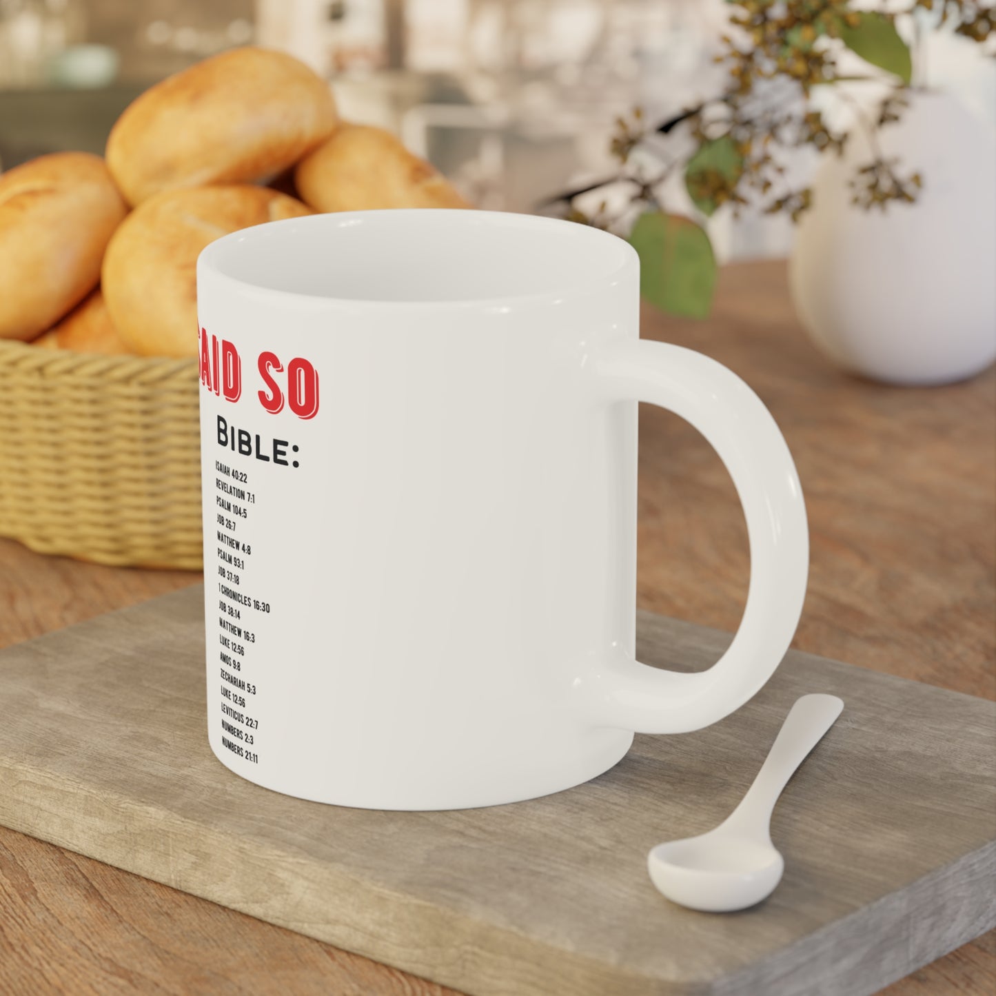 Flat Earth Mug - THE WHITE RABBIT SHOP