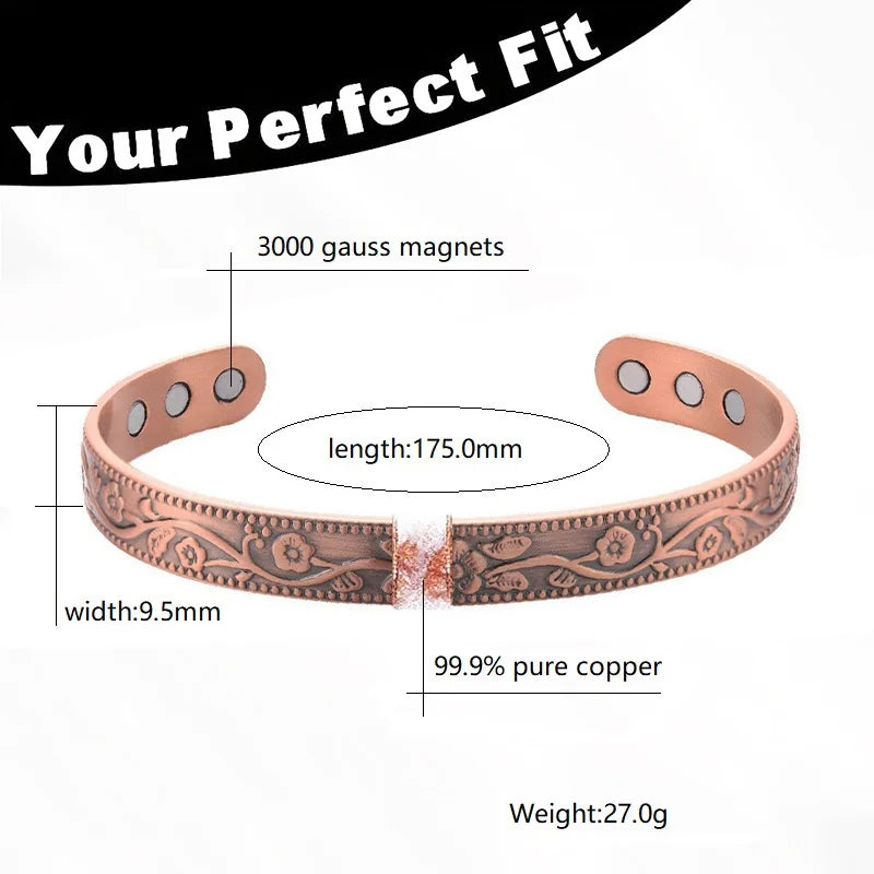 Pure Copper Magnetic Bracelet