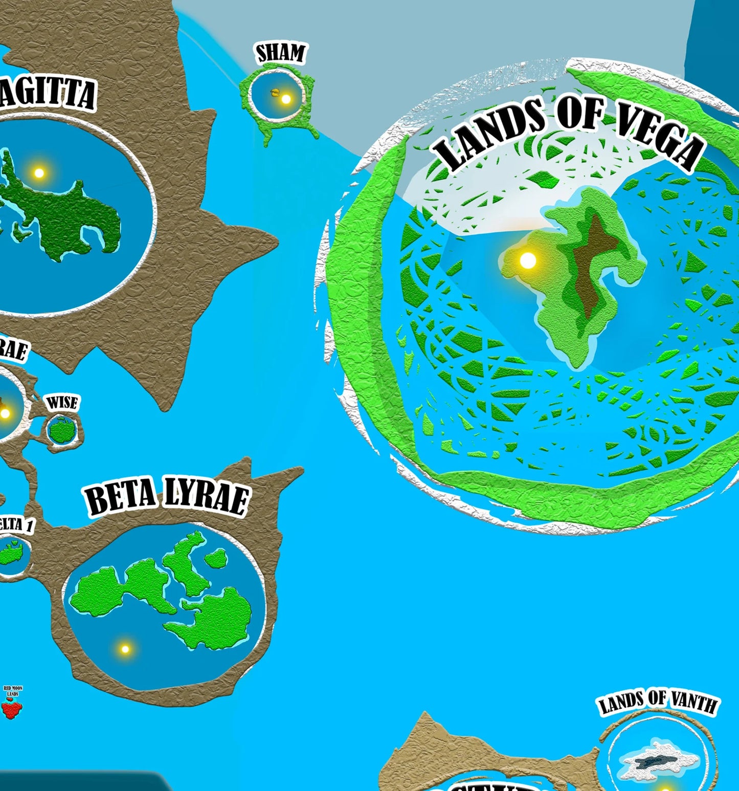 Terra Infinita Map - THE WHITE RABBIT SHOP