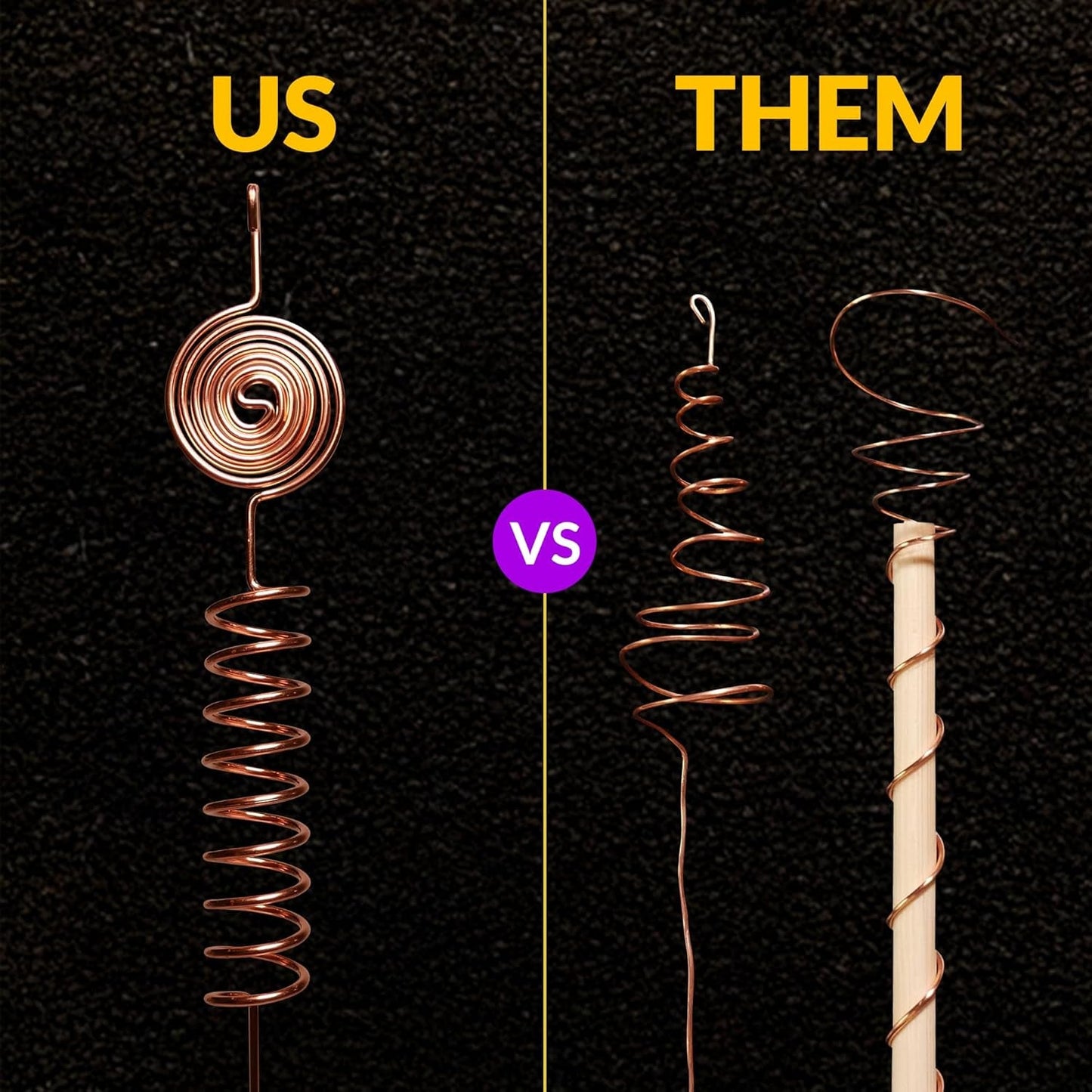 Premium Electroculture Copper Gardening Antenna Kit – Tesla-Inspired Copper Coils