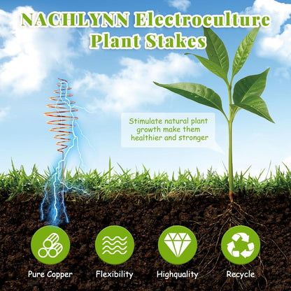 Ether Antennas for Plants – Premium Copper Electroculture Garden Stakes