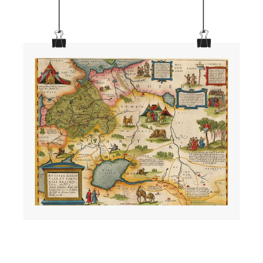1575 Tartaria Map | Step into History - THE WHITE RABBIT