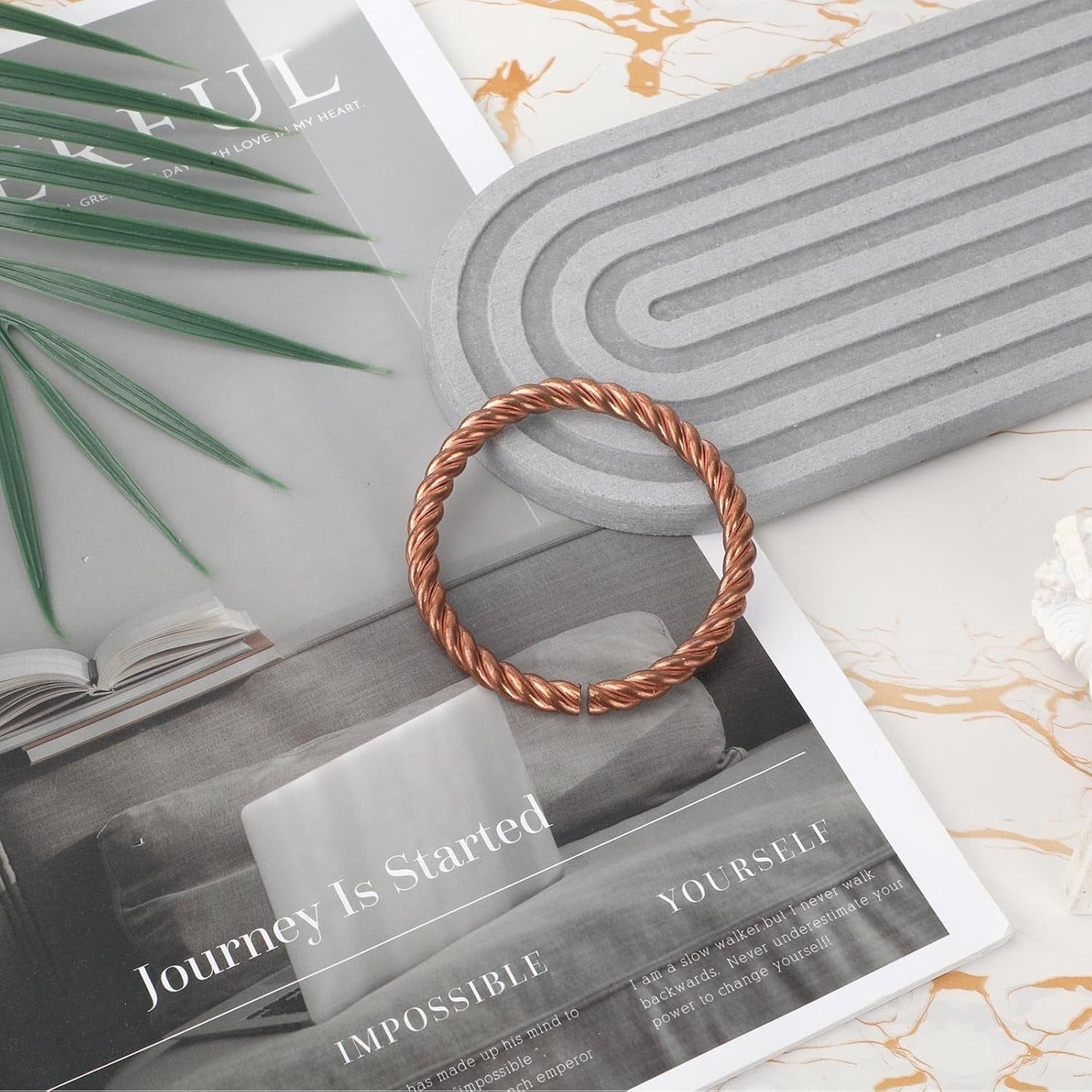 Handmade Solid Copper Tensor Bracelet