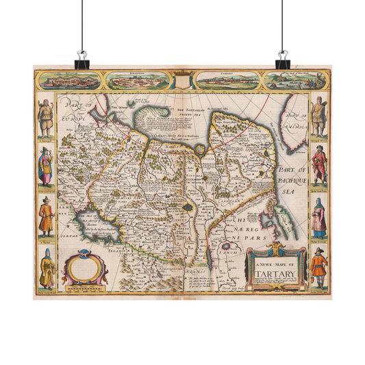 A Tartaria Map of 1626 - THE WHITE RABBIT SHOP