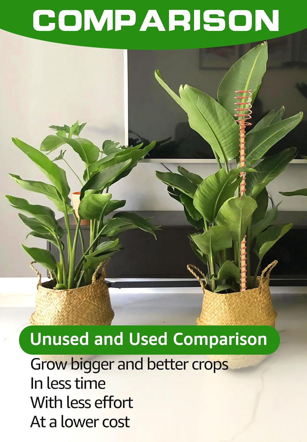 Electroculture Copper Gardening Antennas – Plant Energy Stakes (13 inch)