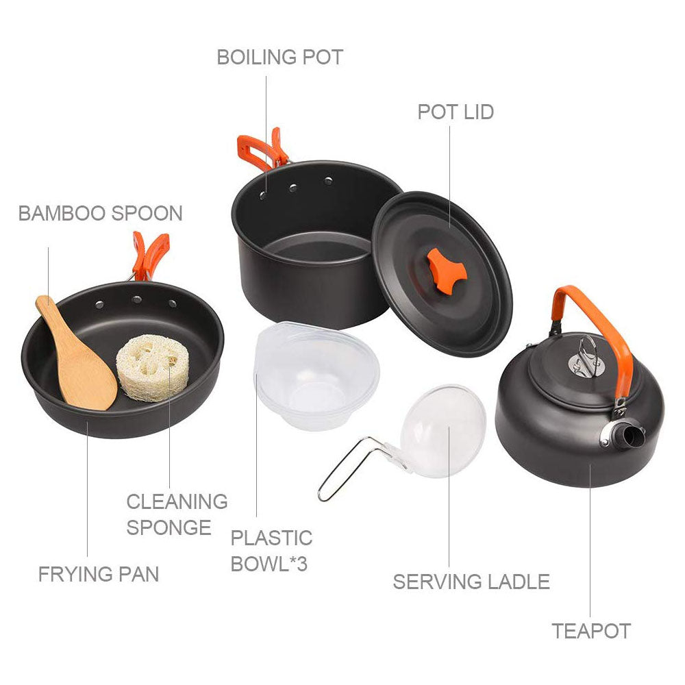 Outdoor Camping Cookware Set