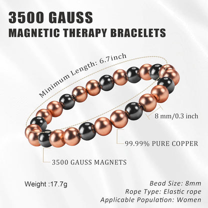 Handcrafted Pure Copper Magnetic Bracelet
