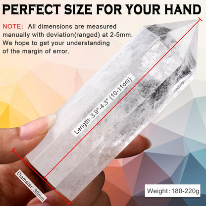 Large Clear Quartz Crystal Tower – Polished Obelisk Point
