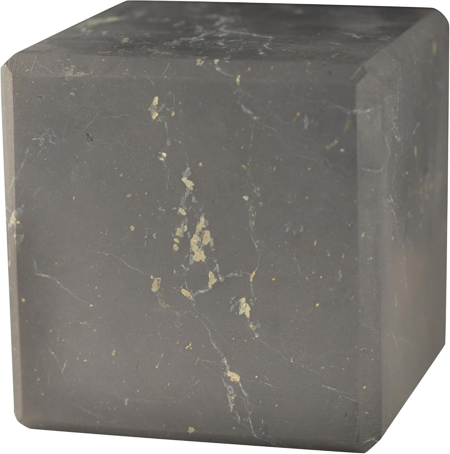 Authentic Shungite Cube – Natural Polished Stone Cube