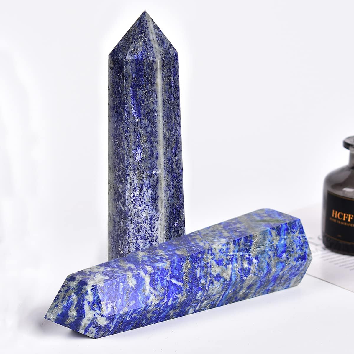 Natural Lapis Lazuli Crystal Tower – Polished Obelisk Point
