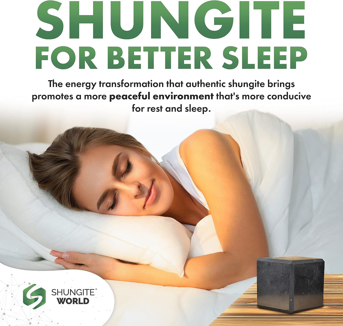 Authentic Shungite Cube – Natural Polished Stone Cube
