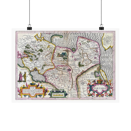 Tartaria by Jodocus Hondius, 1606 - THE WHITE RABBIT SHOP