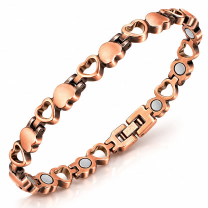 Pure Copper Heart Anklet