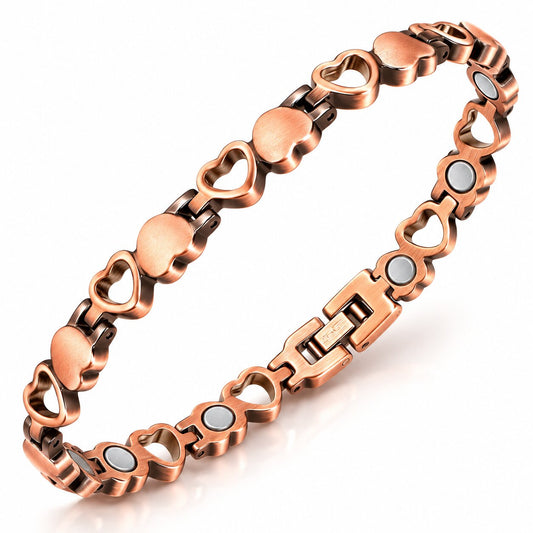 Pure Copper Heart Anklet