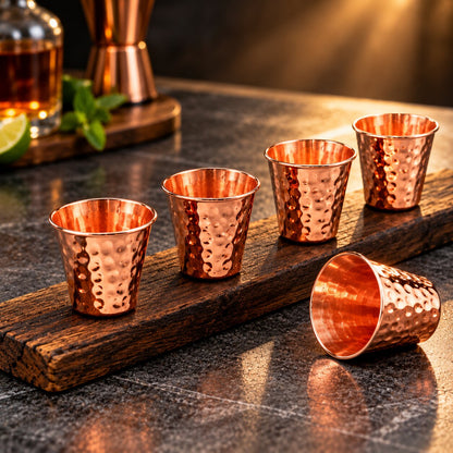 Vintage Copper Shot Cup