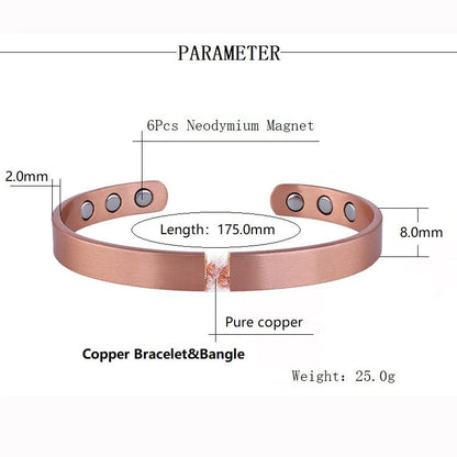Pure Copper Magnetic Bracelet