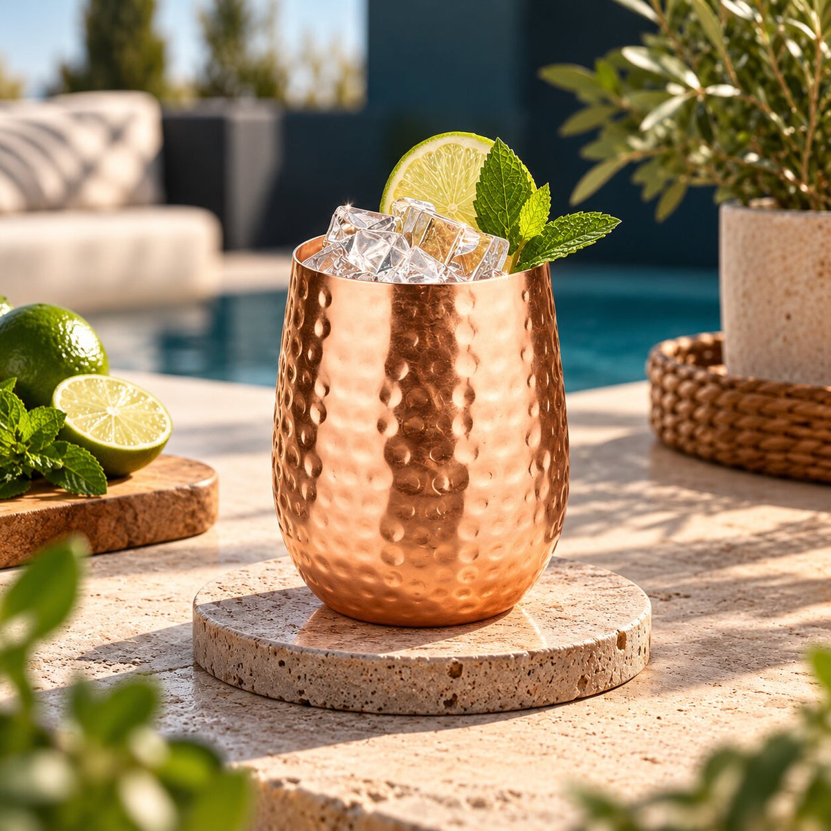 Vintage Copper Drinking Cup