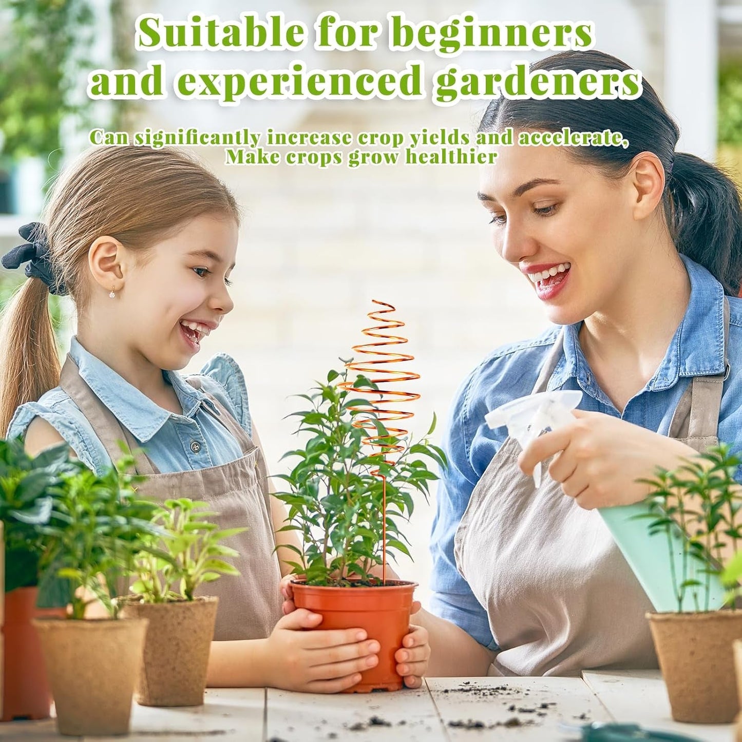 Ether Antennas for Plants – Premium Copper Electroculture Garden Stakes
