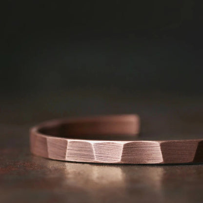 Handcrafted Rustic Copper Cuff Bracelet